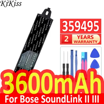  KiKiss 359495 359498 330105 404600 3600 mah Батерия за Bose SoundLink Bluetooth Мобилен Говорител II SoundLink III Батерии