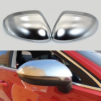 Матирана Хромирана Капачка Огледало за Обратно виждане, Покриване на Страничните Огледала за Обратно виждане, Корпус За Volkswagen VW Passat B8 2015-2019