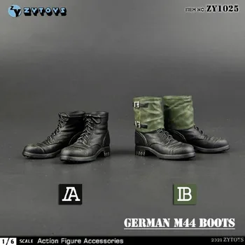  ZYTOYS 1:6 Мащаб ZY1025 За Мъже Войници от Втората Световна Война Помагала по Немски език M44 Армейските Обувки Гамаши Обувки Обувки за 12 