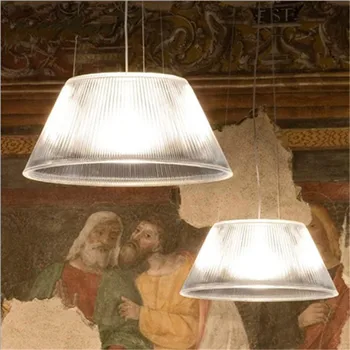  Romeo Moon S2 Флуоресцентни италиански класически висящи лампи Европейските Шарени стъклени художествени висящи лампи Трапезария светлина
