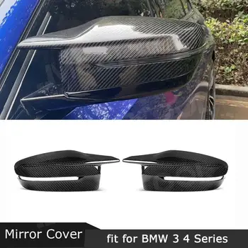  Суха Капака на Огледалото за Обратно виждане, изработени от Въглеродни Влакна за BMW G80 M3 G82 G83 M4 2021 + LHD който има Странично Огледало във формата на Миди Аксесоари Замяна
