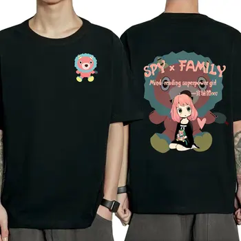  Kawaii Spy X Семейна тениска Harajuku Аниме Ени Forger Тениски С принтом За мъже И Жени летни Памучни Тениски с Къс Ръкав Kawaii Върховете