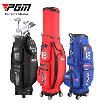  PGM чанта за голф мъжки авиационна чанта за топката четырехколесная плосък телескопична чанта водоустойчива чанта за голф