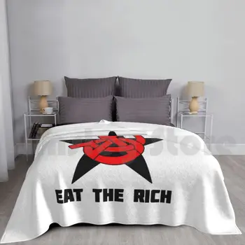  Яжте Богати на Одеало За Диван-легло Пътуване Анархист Комунизъм Социализъм Освобождаване на Blackstar Black Star Анархо