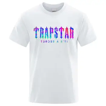  Trapstar London Tees Мъжки Универсална тениска с кръгло деколте и Къс Ръкав с принтом S-4XL