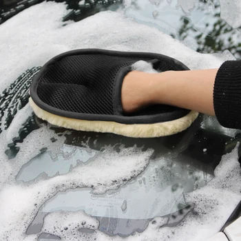  Ръкавици За Миене И Почистване на автомобили на Вълнени Авто-стайлинг Автомивка