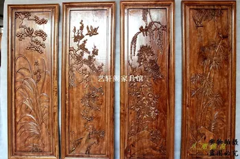  Дуньян на Династията Мин и Цин Класически китайски старинни дървени врати и прозорци и прегради, с монтиран на стената окачен екран верандата камфорное дърво