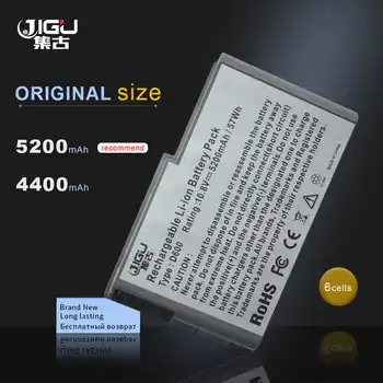  JIGU 6 Клетъчна Батерия за лаптоп Dell Latitude D500 D505 D510 D520 D530 D600 D610 За Inspiron 510 м и 600 м За Precision M20