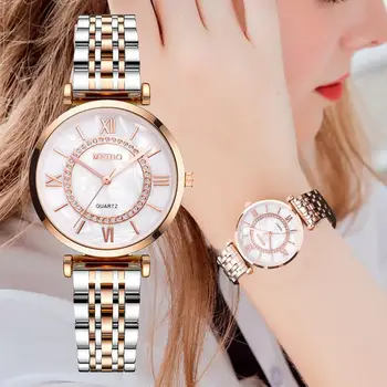  Luxus Kristall Frauen Armband Uhren Топ Марк Mode Diamant Damen Quarz Uhr Stahl Weibliche Armbanduhr Montre Femme Relogio