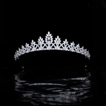  Корейски Сладка Принцеса Короната За Младоженци, Сватбен Циркон Короната Сватбена Прическа Сватбена Рокля, Аксесоари, Сватбена Украса
