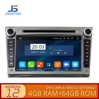 JDASTON Android 12 Автомобилен DVD player, За SUBARU OUTBACK 2008-2013 Мултимедия GPS Навигация 2 Din Автомагнитола Стерео Автоаудио IPS