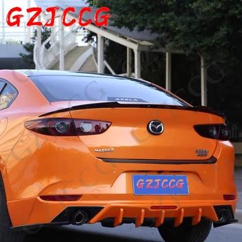  ABS пластмаса цвят грунд задни опашката на скоростната крило, заден спойлер, авточасти за Mazda 3 Axela седан 2019 2020 2021