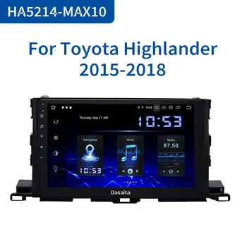  Dasaita за Toyota Highlander GPS 2015 2016 20172018 Авто 10,2 