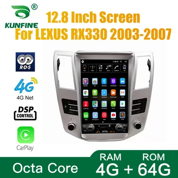  Tesla Екран на Android 10,0 4 GB RAM И 64 GB ROM Восьмиядерный Кола DVD Плейър GPS Автомобилна стерео За LEXUS RX330 2003 -2007 Радио