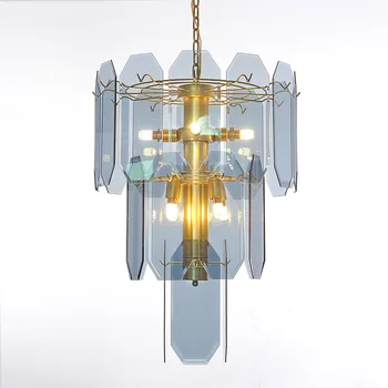  скандинавски led стъклена топка промишлена лампа luminaria pendente блясък pendente окачен лампа кухненски осветителни тела за хол