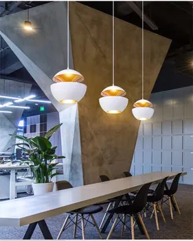  Скандинавска Ябълкова Полилей ресторант спалня кафене украса на дома лофта окачен лампа