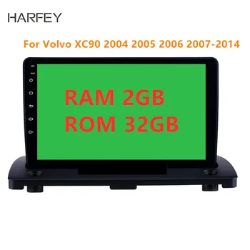  Harfey Android 8,1 9 инча GPS Автомобилна Мултимедиен Плеър за Volvo XC90 2004 2005 2006 2007-2014 поддръжка на WIFI SWC-Рефлексен линк