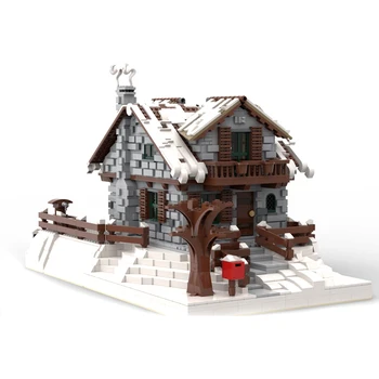  Градивен Елемент На C4211 Зимата Хижа Neige Chalet Resort Коледни Строителни Блокове На Детски Играчки, Детски Подаръци
