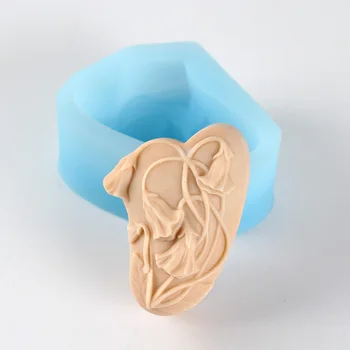  Направи си САМ Сапун Форми на 3D във Формата НА Цвете Силиконови Форми Подарък за Свети Валентин Инструмент