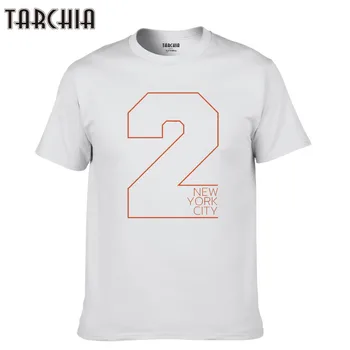  TARCHIA 2021 тениска Тениска Homme Мъжки Къс Ръкав Мъжки 100% Памук, 2 Ню Йорк Сити Пристигане на Мъжката Марка Случайни Разпечатки За Момчета