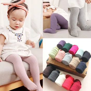  PUDCOCO/Топли Чорапогащи от чист Памук за Малки момичета, Чорапи, Чорапогащници, Панталони, Чорапи от 0 до 6 години