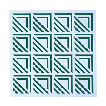  13 см DIY Занаяти Многослоен Геометричен Фон Шаблони за Рисуване Scrapbooking Полагане на Подаръчни Хартиени Карти Шаблон Инструмент