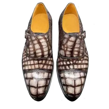  yingshang/нови мъжки модел обувки, мъжки официалната обувки, мъжки обувки от крокодилска кожа, обувки за сватба offce