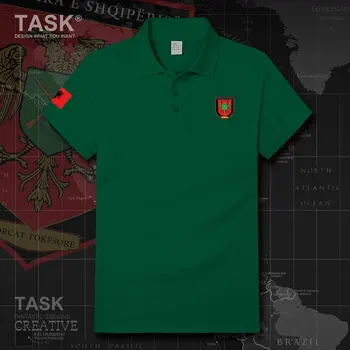  Армията на Република Албания ALB Албански Къс ръкав държава Тактическа Военна риза с къси ръкави Модни Марки Slim Fit Дишащи Върховете