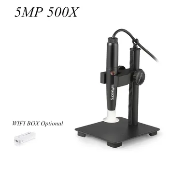  Преносим Ендоскоп Supereyes B008 HD 5MP 1-500-кратно USB микроскоп с постоянно фокусно разстояние