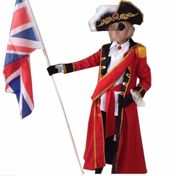  2018 Англия Uk Power Ос Хеталия Артър Къркланд cosplay костюм на Пират Красива дрехи