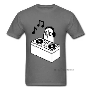  Napstablook DJ Pixel Arts Тениска За Мъже Нови Тениски Кръгъл Отвор Undertale Без 100% Памучен Плат Тениски Забавна Тениска Фитнес