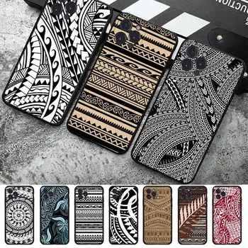  Калъф За телефон от племето на маорите полинезийски самоанского племе За iPhone 14 11 12 13 Mini Pro Max 8 7 6 6S Plus X SE 2020 XR XS Funda Case