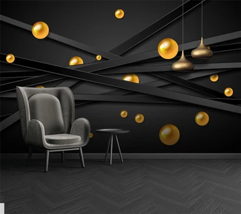  Потребителски модерни минималистичные 3d геометрични кръгови тапети светла луксозна спалня хол ресторант хотел ТЕЛЕВИЗИЯ фонова стена тапети