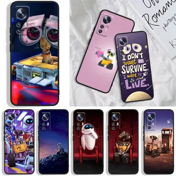  Калъф за телефон Disney Animation WALL · E за Xiaomi Mi A1 (5X) A2 (6X) A3 (CC9E) Play Mix 3 8 9 9T Note 10 Lite Pro SE Черен Калъф Funda