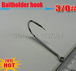  2015hot риболовни куки baitholder размер крюка3/0 # количество: 20 бр/лот от високо стомана дължина 40 мм