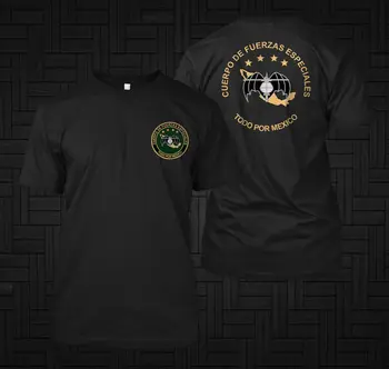  Мексико Fuerzas години especiales GAFES Удрям Армейските Тениски С Къс Ръкав Ежедневни Памучни Ризи С Кръгло Деколте