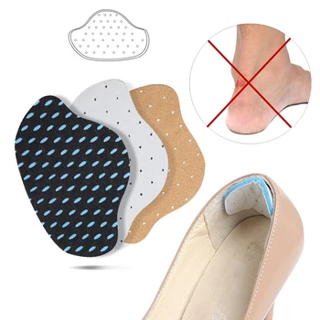  Самозалепващи Латексова Стикер На Петата Възглавница Предпазва От Износване Решава Проблема Голям Обувки За Краката Си Стелки За Обувки С Високи Токчета Ежедневни Обувки Вмъкване Тампони