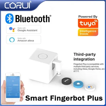  CORUI Sasha Smart Bluetooth Fingerbot Ключ Smart home Бутон Ключ Smart Life Приложението Гласов Контрол Алекса Google Home