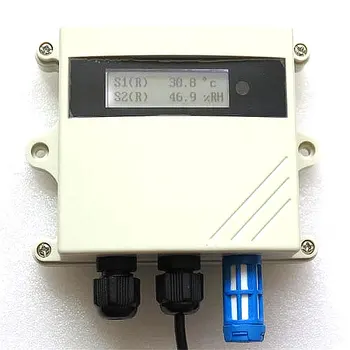  Сензор за температура и влажност на въздуха LCD дисплей Водоустойчив реле за управление на SHT DS18B20 485 Modbus