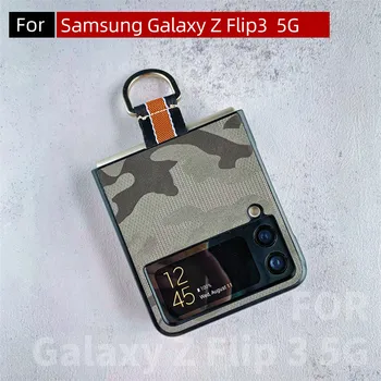  Калъф за Samsung Galaxy Z Flip3, Калъф за Galaxy Z Flip3, Калъф за телефон с пръстен