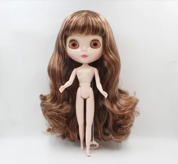  Безплатна доставка, промоция, RBL-865J, направи си сам, гол кукла блайт tait, подарък за рожден ден за момиче, 4 вида цветя, кукла с големи очи, с красиви коса, сладка играчка